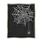 Stupell Industries Casual Black Hanging Spider Web Framed Floater Canvas Wall Art